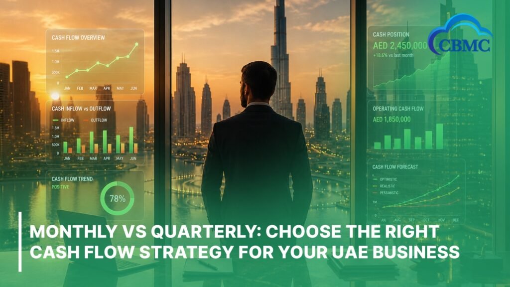 Monthly vs Quarterly Bookkeeping in UAE Which Is Better for Your Business Cash Flow